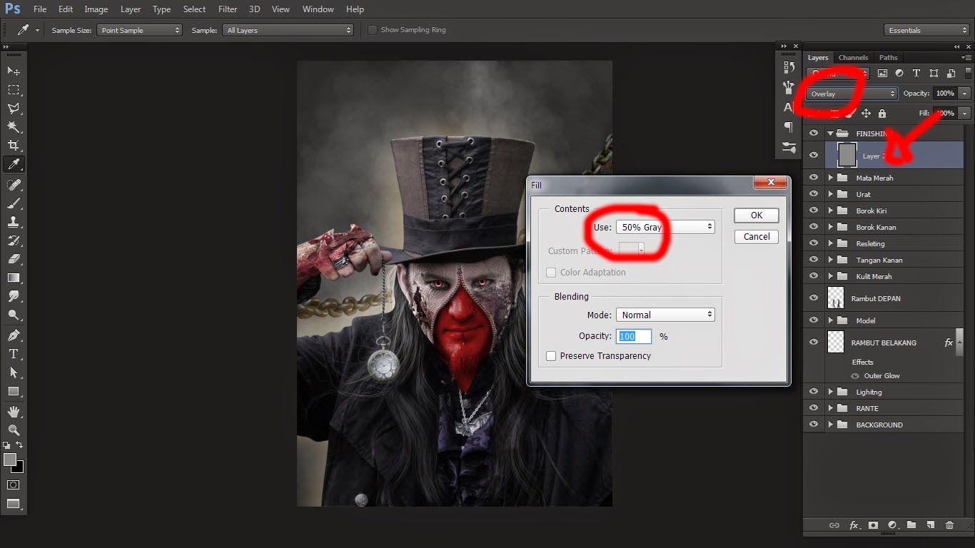 Extreme Tutorial Zombie dengan Photoshop Extreme Tutorial Zombie dengan Photoshop