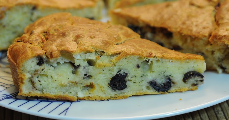 lacivert Zeytinli Domatesli Kek