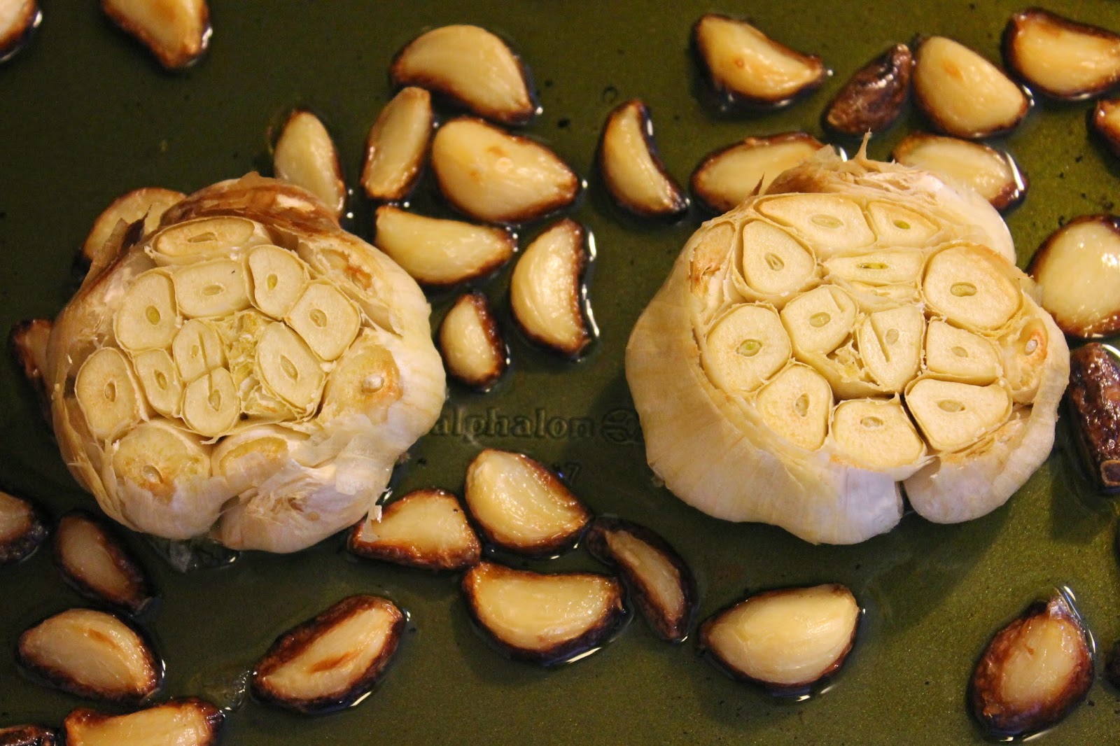 The Cultural Dish Roasted Garlic Infused Olive Oil