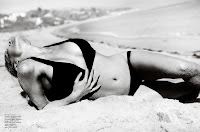 Pamela Anderson in a bikini for Vogue Brazil June 2013 Issue