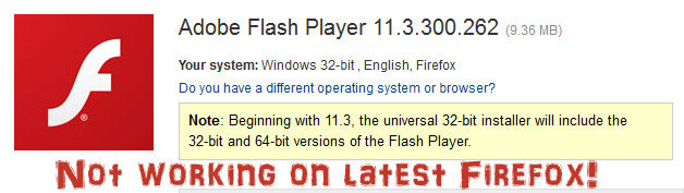Latest version of adobe flash player 11.3