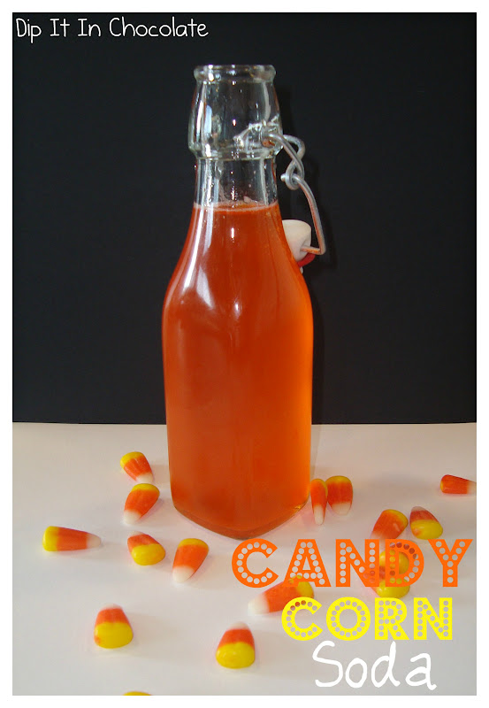 Candy Corn Soda Dip it in Chocolate