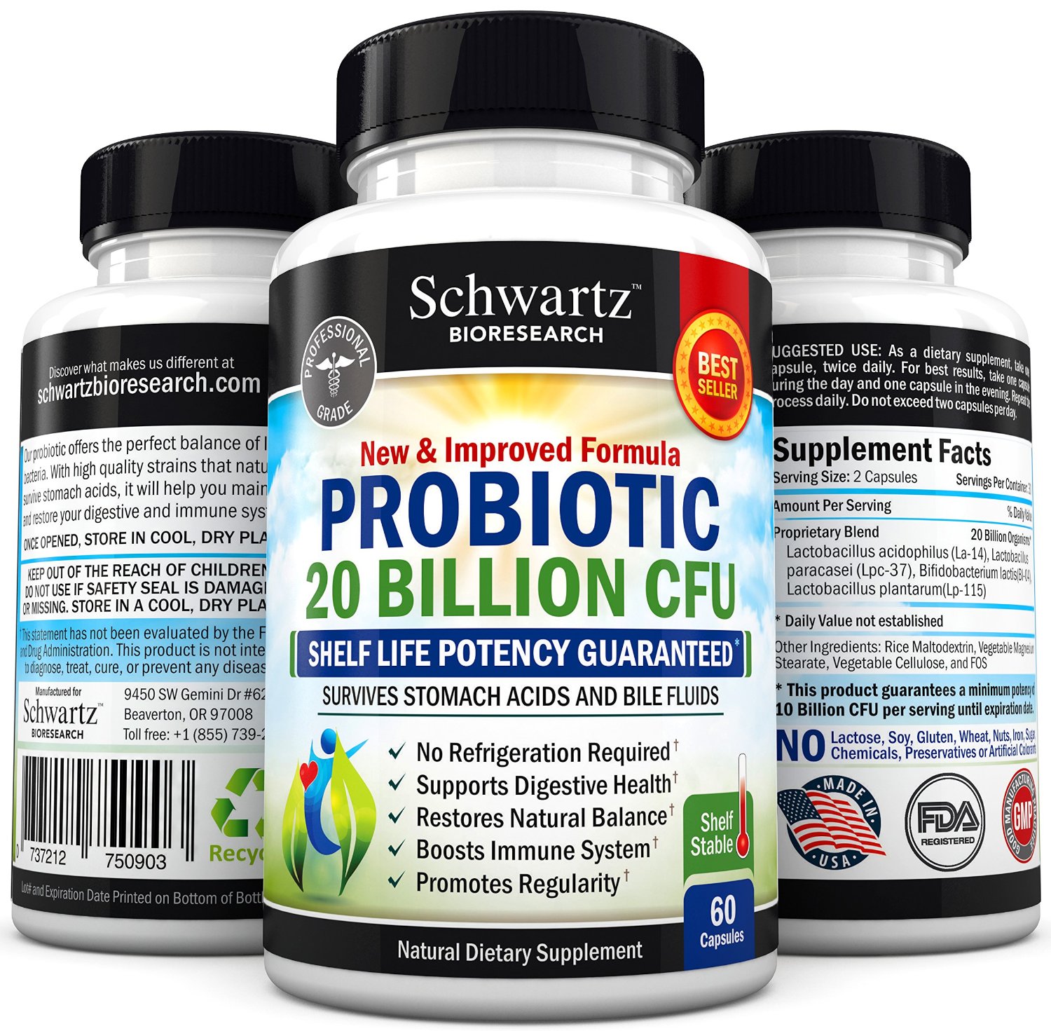 Popular Product Reviews by Amy: Probiotics Supplement 20 Billion ...