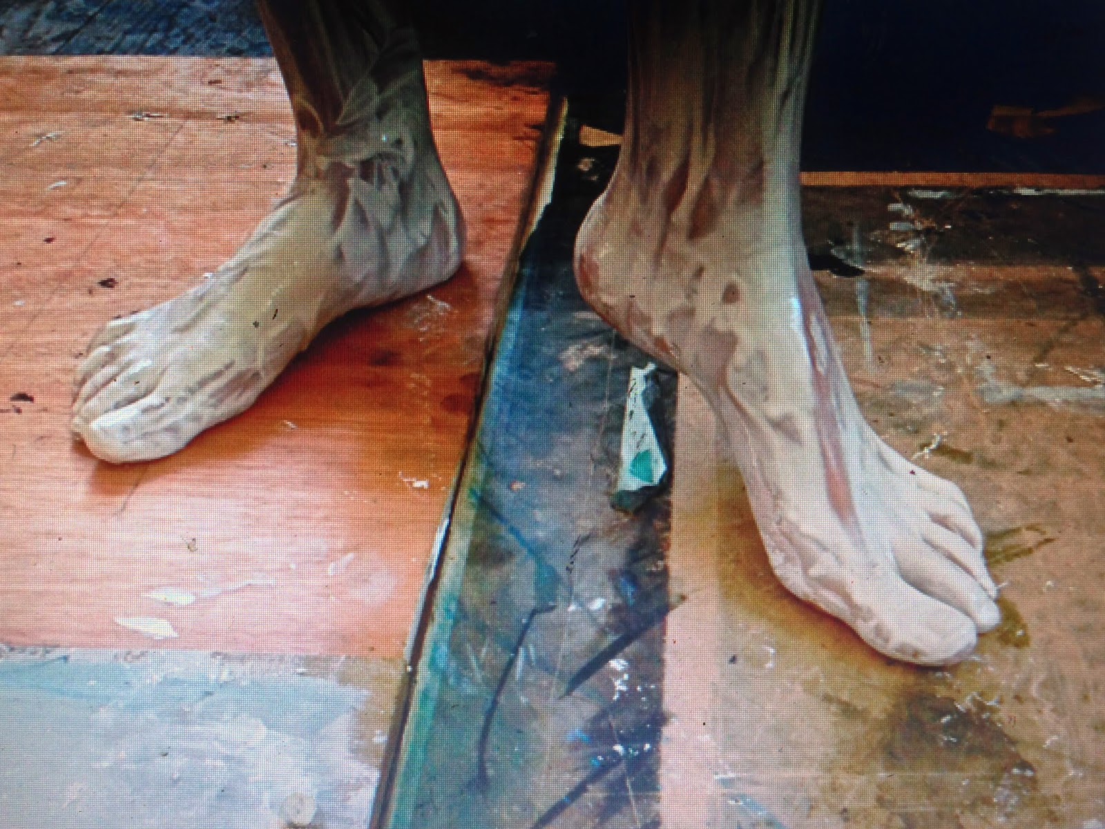 hand drawn and quartered