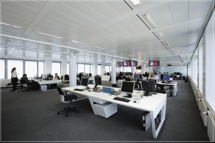 Interiors And Architectures Spacious Office Design High