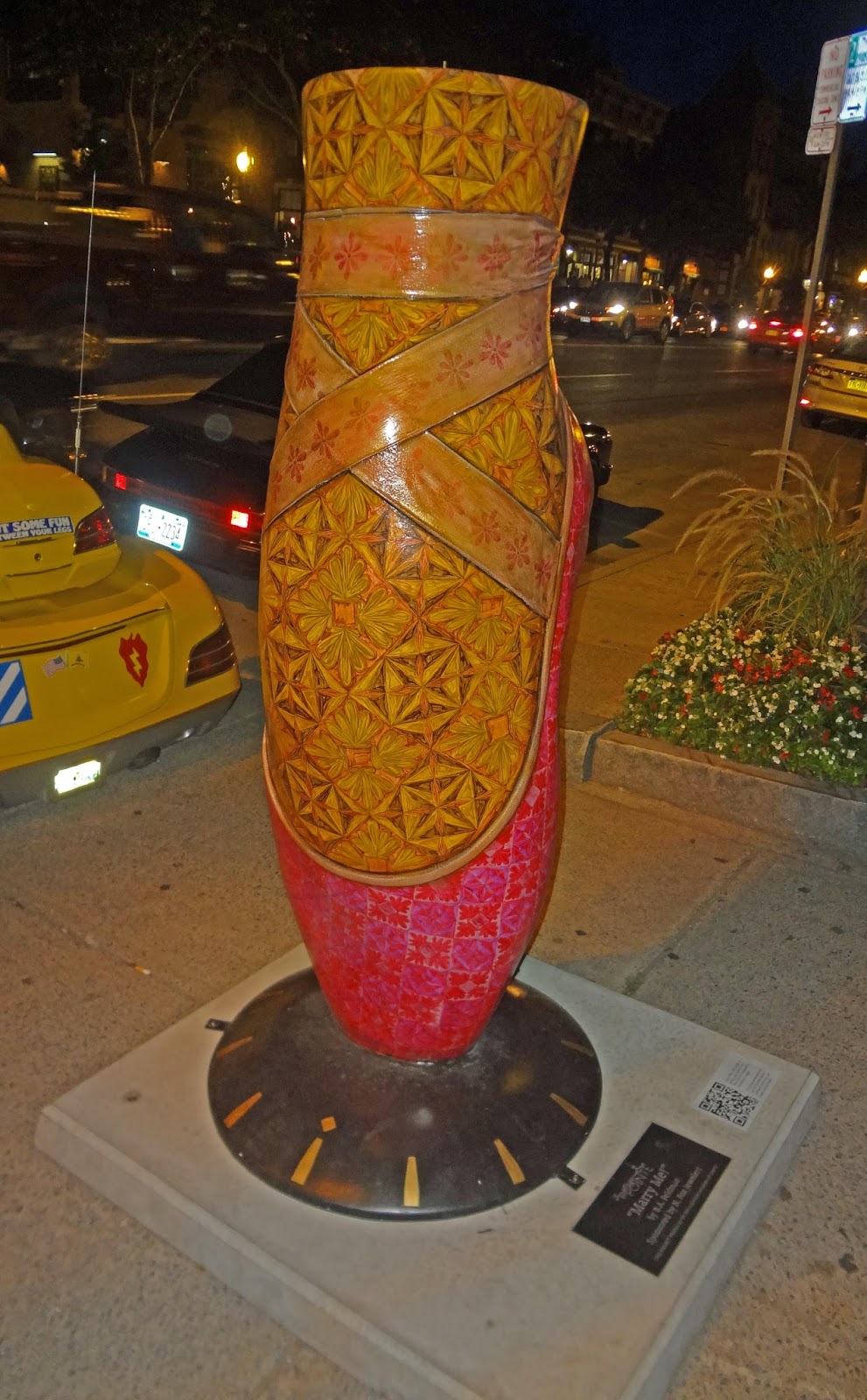 Through the Sole A shoe blog The Giant Ballet Slippers of Saratoga