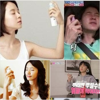 Celeb Korea rutin menyemprotkan face spray untuk menjaga kelembapan & kecantikan wajah