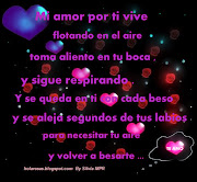 regalo virtual de rosas y corazones para enamorados con frases de amor . (amor enamorados )