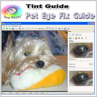 Pet Eye Fix Guide correct photograph | correct red-eye | correct shiny pet eye | editor | adjuster | optimizer