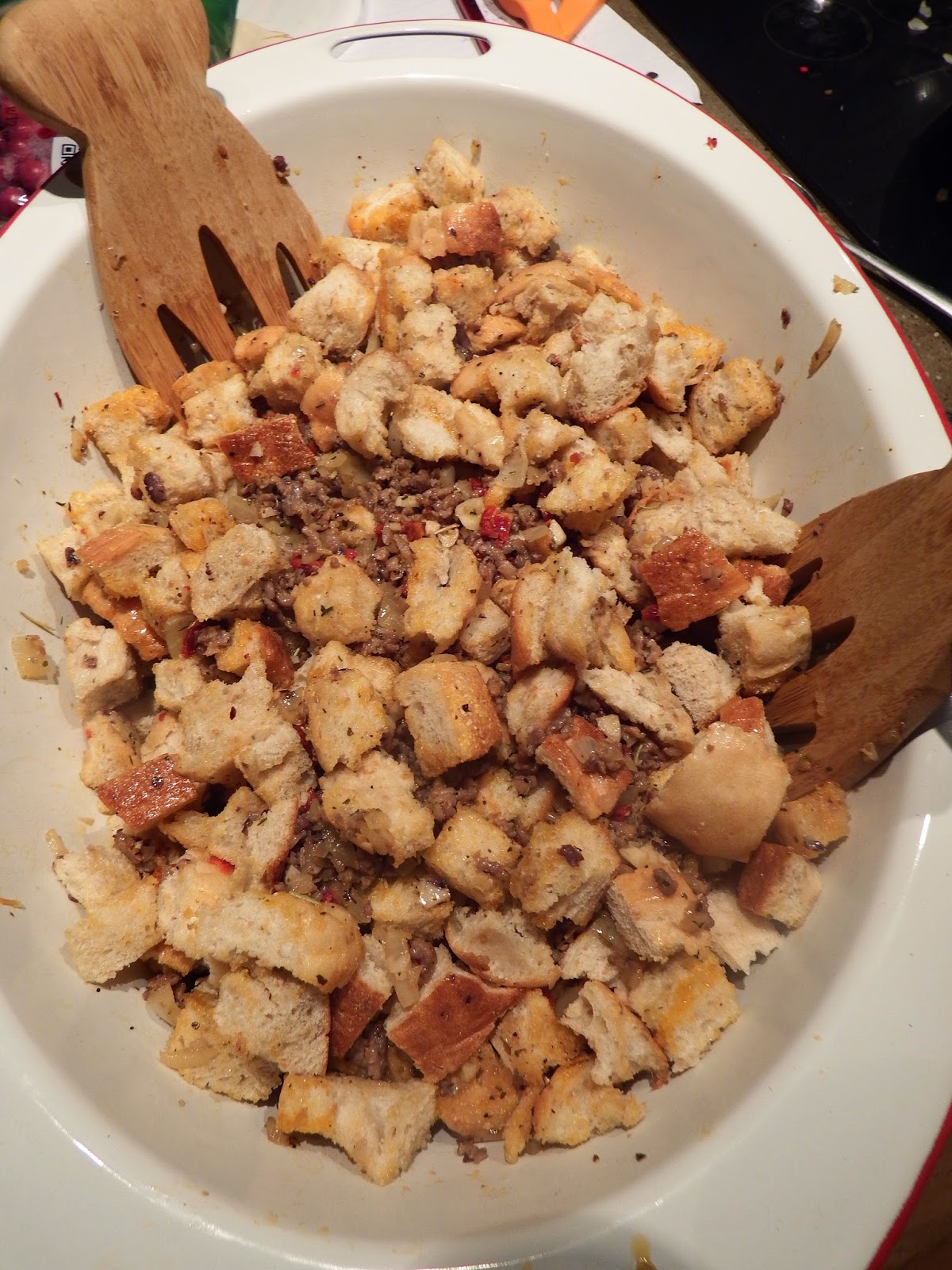 Food By Bram Italian Bread Stuffing for Turkey