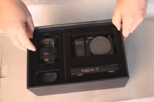 sony nex-7 unboxing video