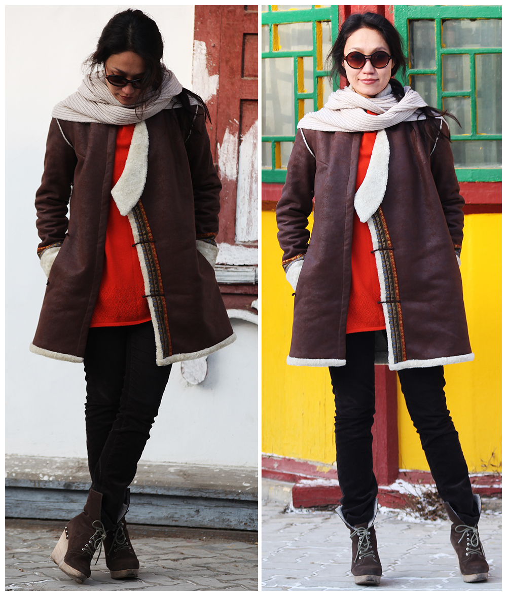 Mongolian Style My outfit for today