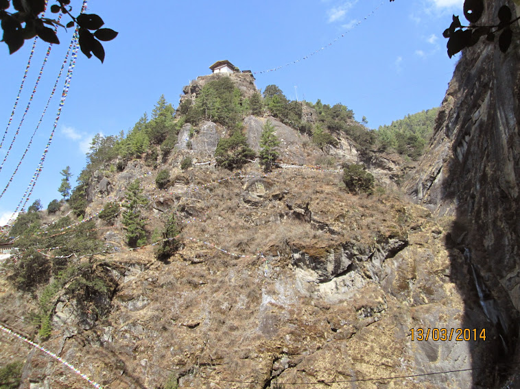 The Lone  Monastry in "Taktsang Monastery Complex".