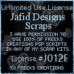 Freeks Creations Unlimited Use License