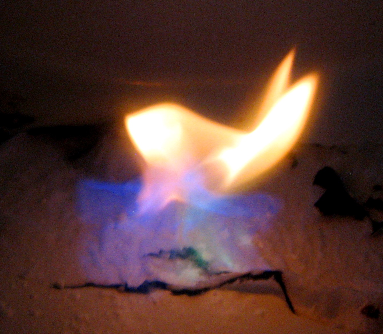 Science Experiment: Make Colored Fire | Preschool Powol Packets
