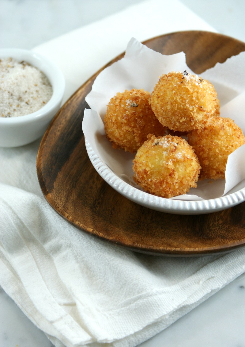 Authentic Suburban Gourmet Friday Night Bites Fried Mozzarella Balls