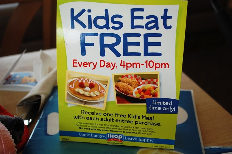 Spotlight on Springville Kids Eat Free at IHOP