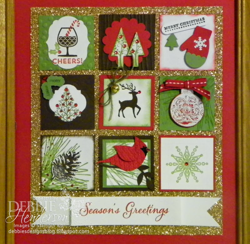 Debbie's Designs: Christmas Holiday Frame!