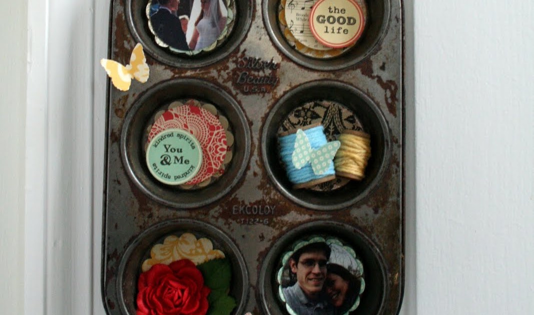 Bursts of Creativity Muffin Tin Wall Hanging