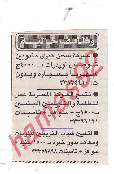 اعلانات وظائف خالية من جريدة الاخبار 5/10/2011  Picture+003