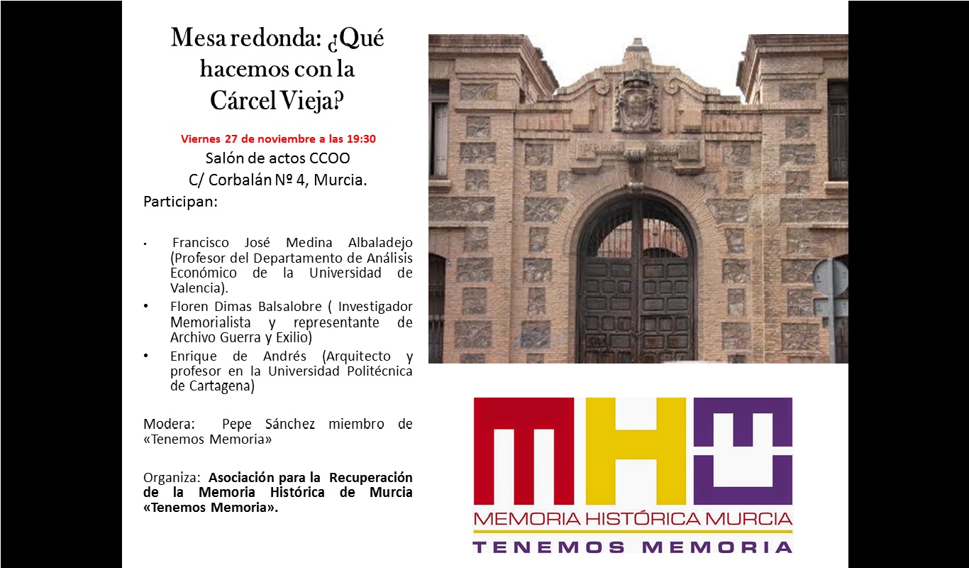 27 noviembre La Carcel Vieja de Murcia