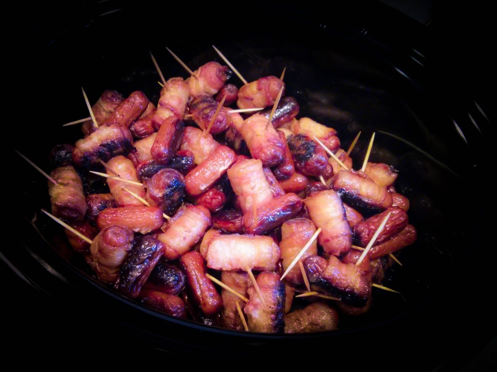 MyTunaBelly RECIPE BACON WRAPPED COCKTAIL WIENERS