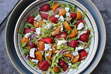 Golden Beet and Arugula Salad with Strawberry