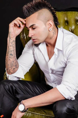 UK Punjabi Singer Kamal Raja Mohawk Hairstyle 2013 - COOL MENS HAIRSTYLES