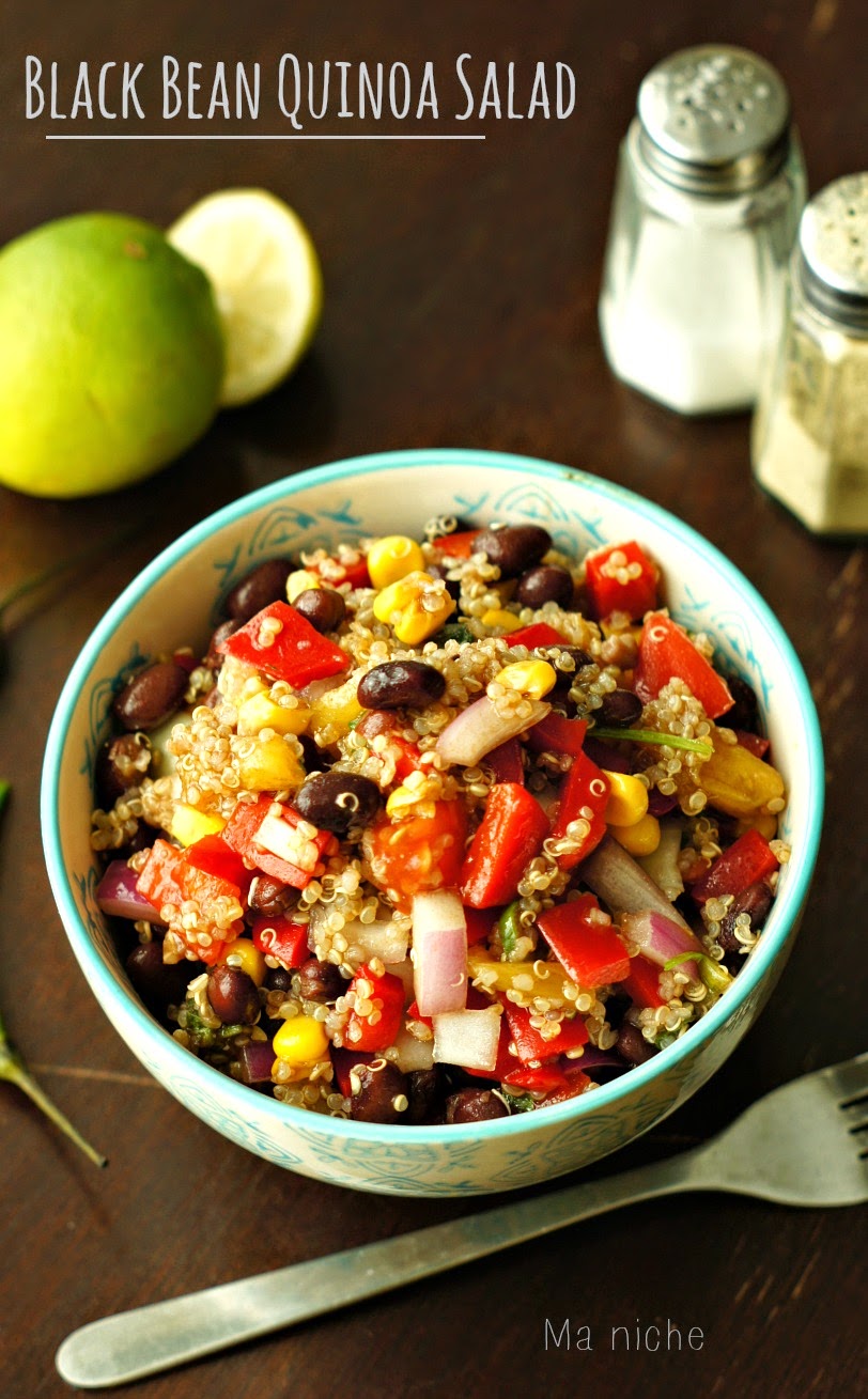 Ma Niche Black Bean Quinoa Salad