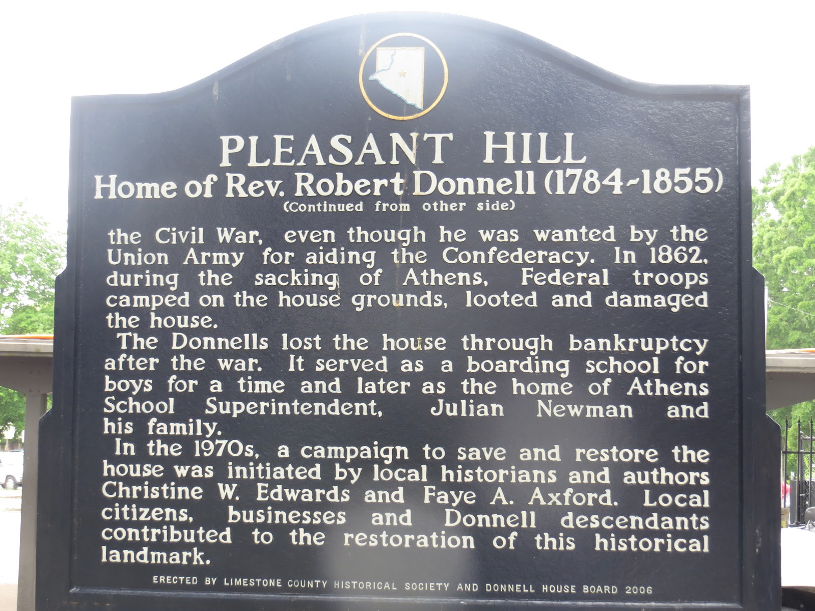 Sweet Meanderings Historic Donnell House in Athens, Alabama