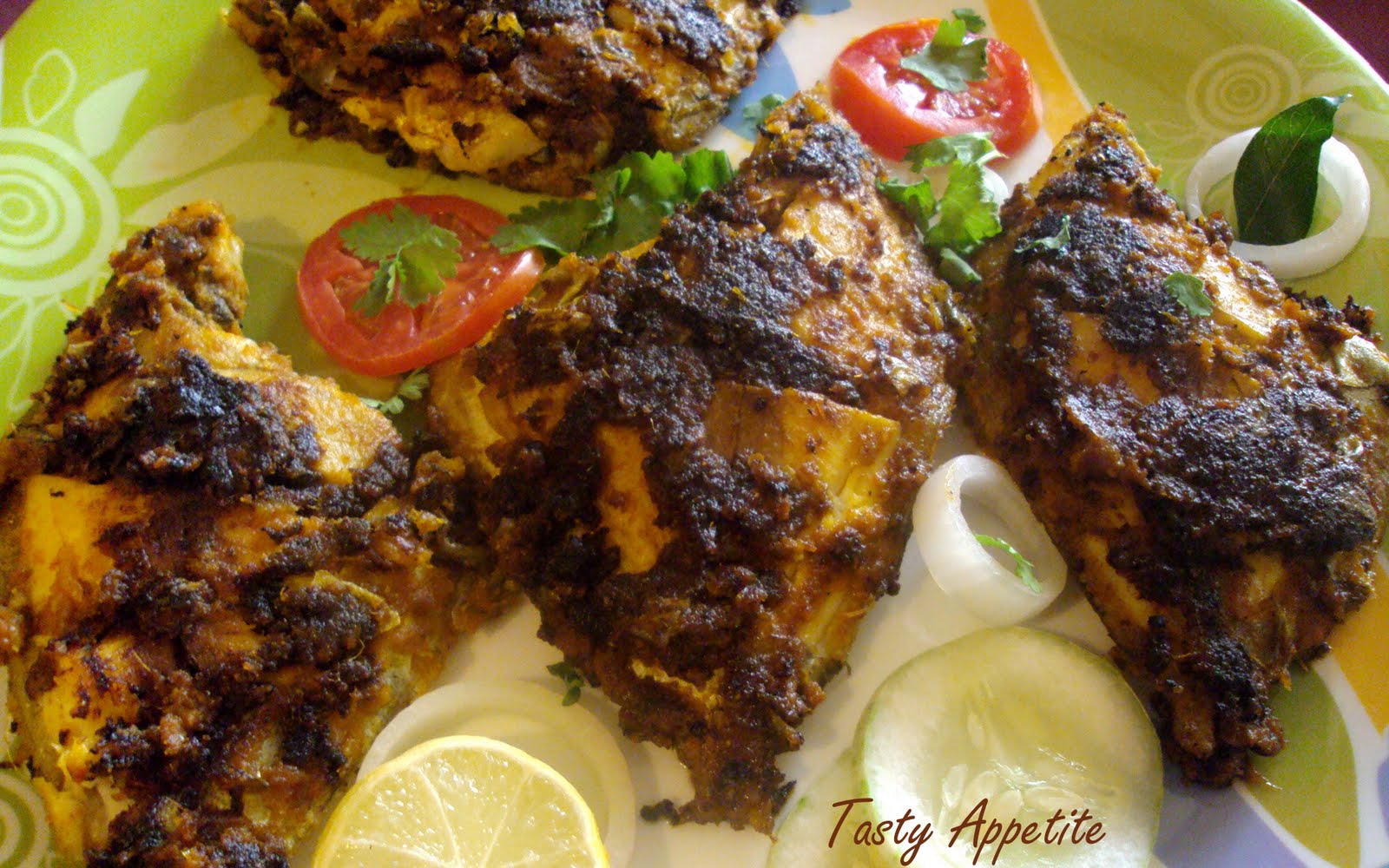 Spicy Fish Fry Indian Style / Vavval Meen Varuval / Butter Fish Fry