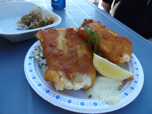 Fish and Chips from the International Food Fair in Victoria, BC