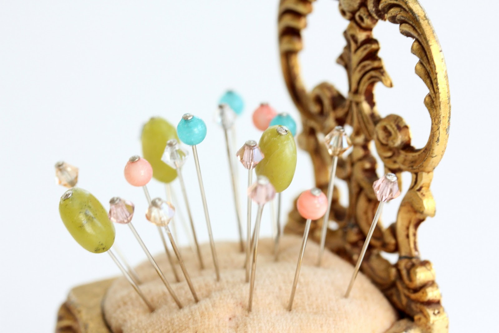 little lovelies pinned it, did it 5 beaded straight pins