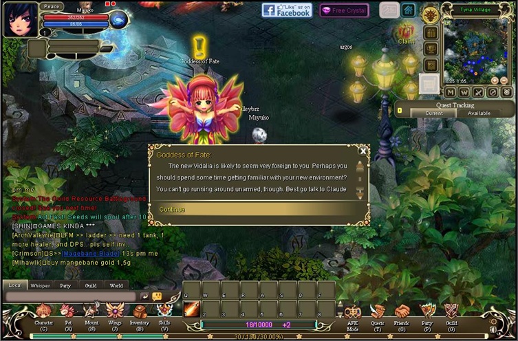 Crystal Saga II is a Free to Play Browser MMORPG Game