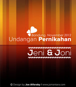 Desain kartu undangan pernikahan