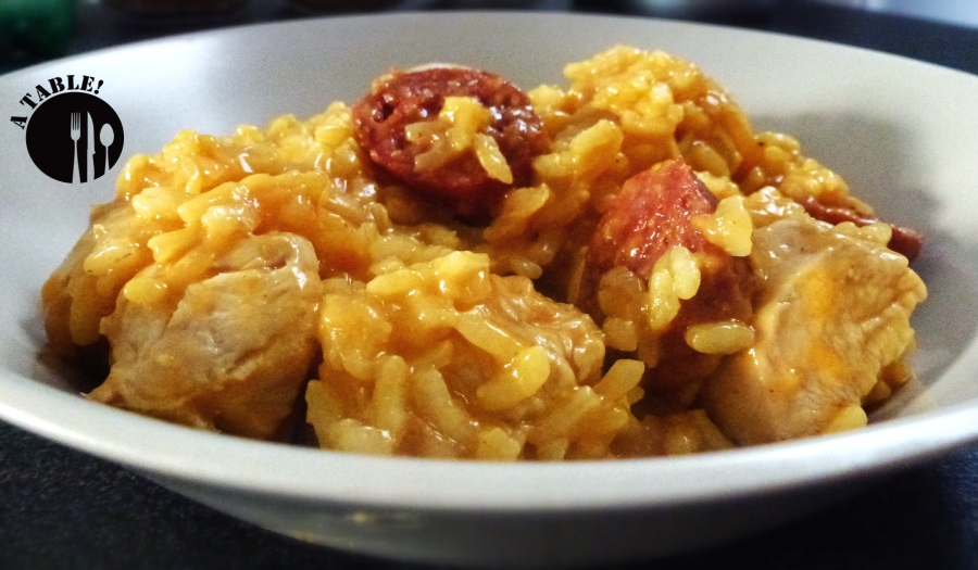 Risotto Au Chorizo Et Au Poulet