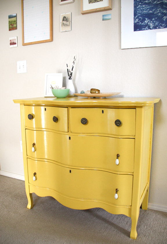 Bright July Before and After Craigslist Dresser Reno