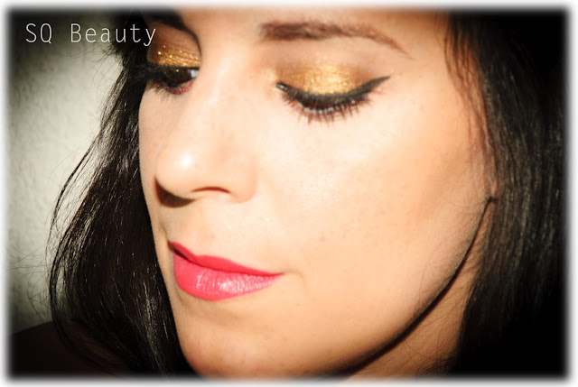 Maquillaje eyeliner y contrastre, dorado, rosa, Eyeliner and contrast makeup, gold, pink, Silvia Quirós Maquillaje eyeliner y contrastre, dorado, rosa, Eyeliner and contrast makeup, gold, pink, Silvia Quirós
