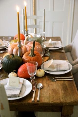 Jenny Steffens Hobick: Pumpkins & Gourds Harvest Table Setting for ... Jenny Steffens Hobick: Pumpkins & Gourds Harvest Table Setting for ...