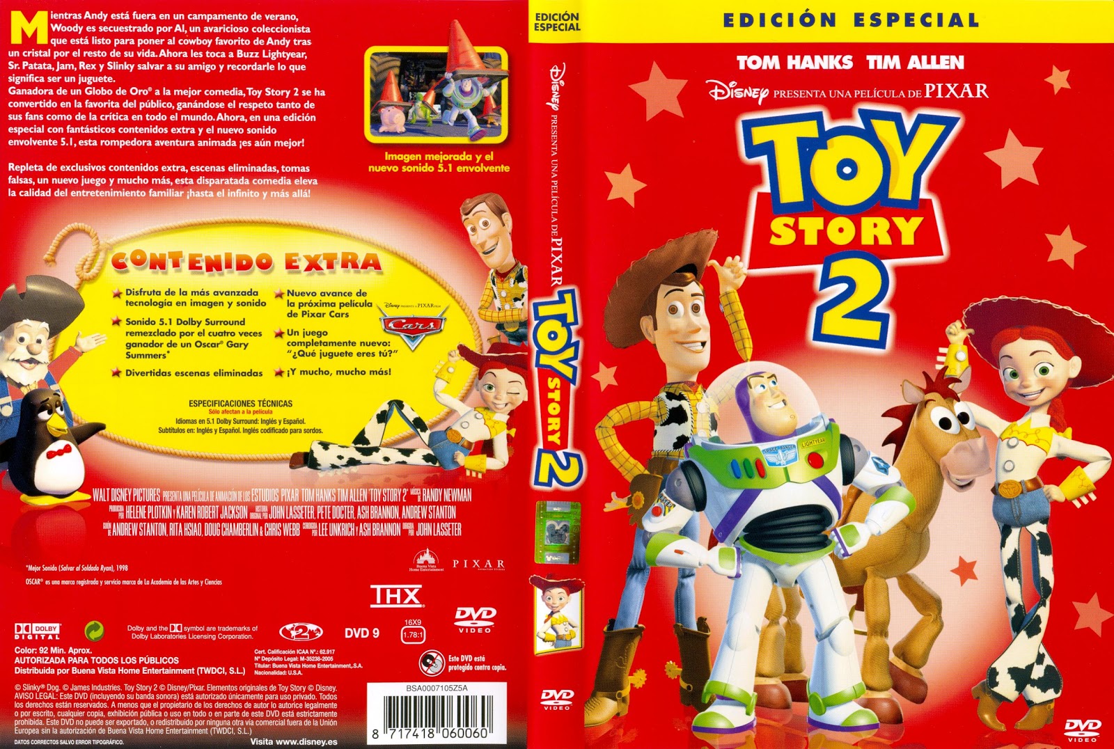 TÓMBOLA DISNEY Toy Story 2 Los juguetes vuelven a la carga