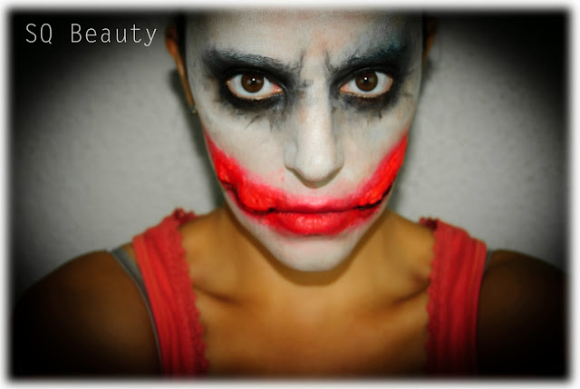 Maquillaje Halloween Guason Joker Makeup Silvia Quiros efectos especiales, special effects