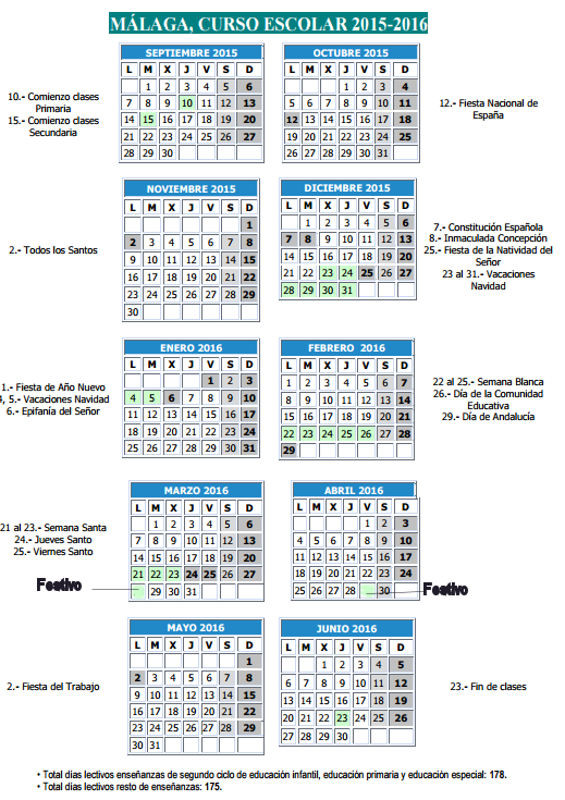 Calendario