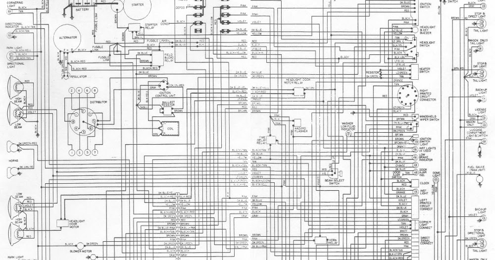 Owners And Manual  Electrical Wiring Diagram Dodge Monaco 1976