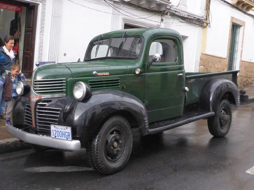 the blue truck FARGO Trucks