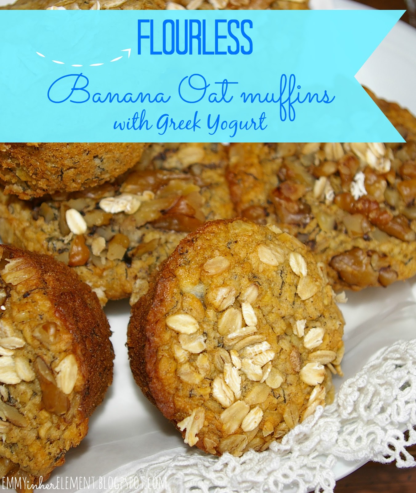 Flour free greek yogurt muffins