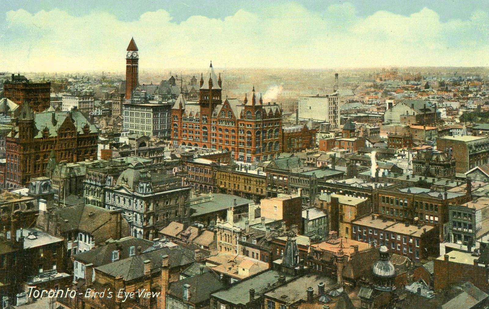 POSTCARD+-+TORONTO+-+SKYLINE+-+LOOKING+NW+FROM+KING+STREET+-+AERIAL+-+TOWER+IS+OLD+CITY+HALL+-+c1910.jpg