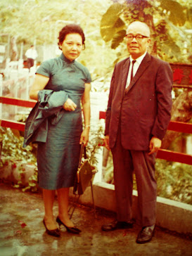 外公與母親於台北