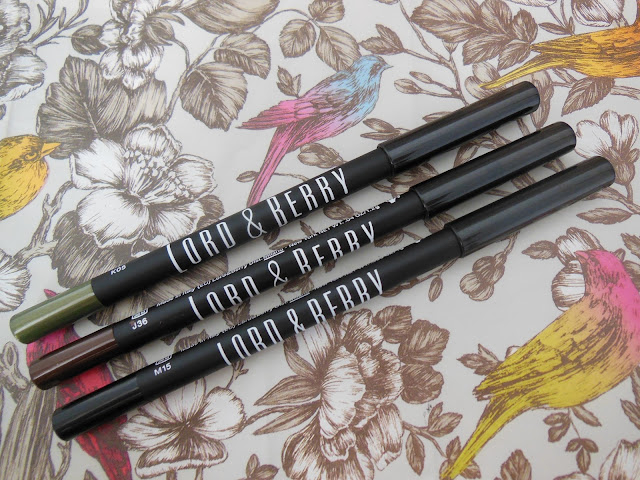 Lord and Berry smudgeproof eye liners