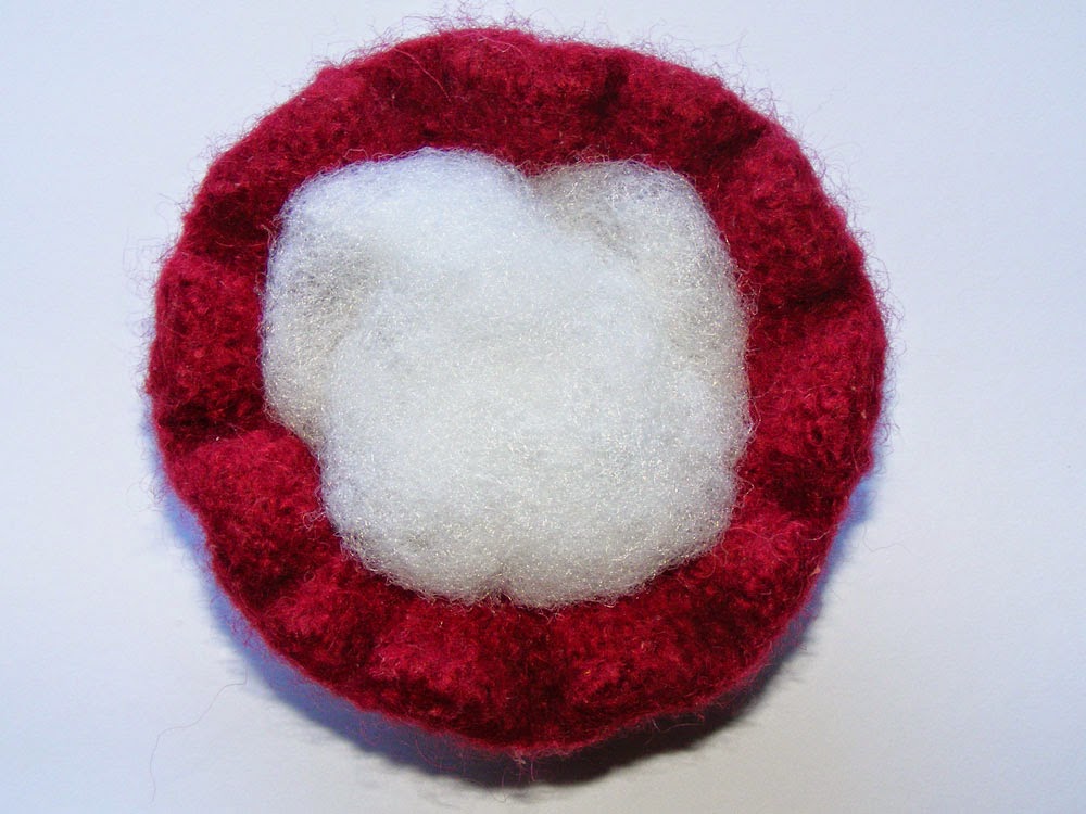 Sooz Jewels Washing machine felted crochet jellyfish pin cushion
