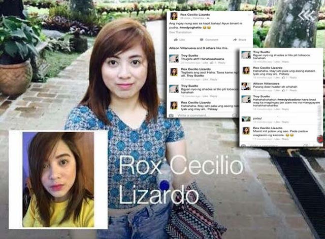 Rox Cecilio Lizardo Proudly told everyone about her Dad's wrongdoings